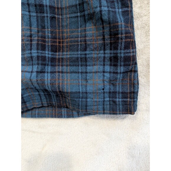Pendleton Long Sleeve Button Front Shirt Blue Plaid Size Large Lot of 2 DAMAGED - Picture 16 of 16